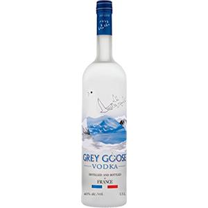 GREY GOOSE Premium French Vodka, Vol. 40%, 150 cl / 1,5 l, pregiata vodka francese creata dal migliore grano monorigine francese e acqua sorgiva