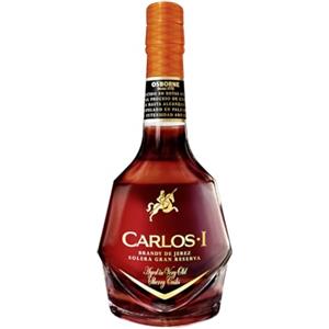 Carlos I Brandy De Jerez con Confezione Regalo, 700ml