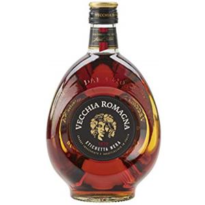 Vecchia Romagna Etichetta Nera 100cl - Brandy con doppio invecchiamento, gusto elegante e deciso. 38% vol.