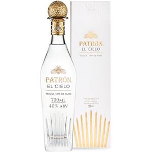 Patrón PATRON EL CIELO Tequila Silver Premium, alcool prodotto da agave blu Weber al 100% e lavorato a mano in piccoli lotti in Messico, 40% ABV, 70cL / 700mL