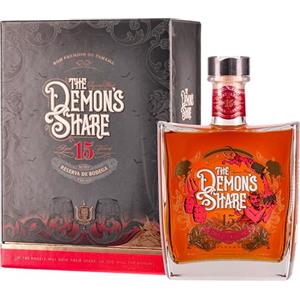 The Demon's Share Rum, 700ml, Note Agrumate, Fruttate e Speziate, Rum Scuro Artigianale di Panama, Invecchiato 15 Anni in Botti di ex Bourbon Americano, Idea Regalo, 43% Vol.