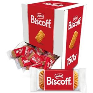 Biscoff Lotus Biscoff Biscotti | 150 Biscotti Confezionati Singolarmente (938g) | Vegano | Ingredienti di Origine Naturale | Senza Coloranti e Senza Aromi Aggiunti