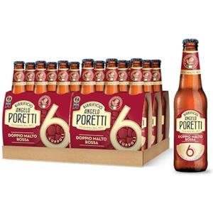 Birrificio Angelo Poretti Birra 6 Luppoli Bock Rossa, 24 Bottiglie da 33 cl