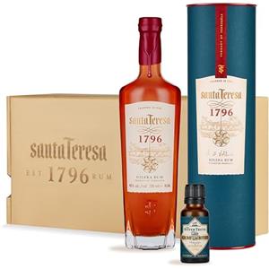 Santa Teresa 1796, Solera Rum Venezuelano, Gift pack con Bitter, Esclusiva Amazon, 40%, 70cl