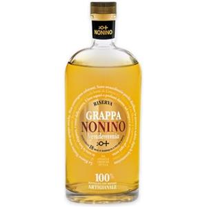 Nonino Distillerie Nonino, Grappa Nonino Vendemmia, Invecchiata 18 Mesi in Barriques, Distillazione Artigianale, 41% Vol - Bottiglia in Vetro da 700 Ml