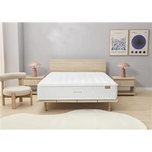 Marmota Hybrid Luxe Edition Materasso, Poliuretano, Bianco, 135x190