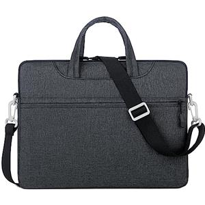 Mixroom - Borsa per PC Portatile porta Computer Custodia Zaino Laptop Custodia Notebook 14 Pollici per Lavoro Scuola Ufficio Z29 Nero