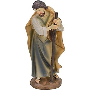 DUE ESSE CHRISTMAS SRL PERSONAGGIO NATIVITA' STATUA SAN GIUSEPPE CM.20 ADDOBBO PRESEPE NATALE