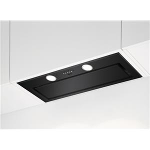 AEG DGE5861HR Cappa Integrata 80 cm - Portata 700 m³/h, Classe A, Hob2Hood, Nero Matt