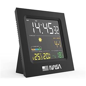 GT PHOTO Nasa Stazione meteorologica WS300 con cavo USB - Nero