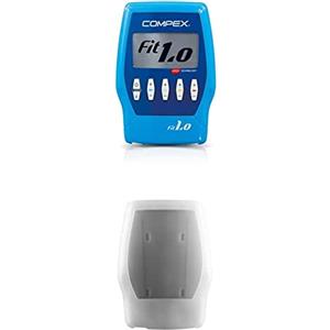 Compex Fit 1.0 Elettrostimolatore, Blu Coque de Protection, Custodia Protettiva Unisex-Adulto, Bianco, Taglia Unica