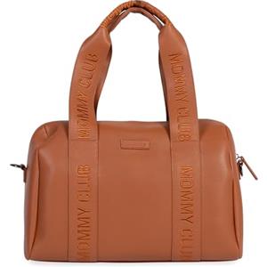 CHILDHOME, Borsa fasciatoio, Mommy Bag, Fasciatoio incluso, Ampio spazio, Attacco per passeggino, Tracolla, Cotone, 22L, Mommy Club Signature, Marrone