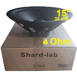 SHARD-LAB MARCHIO ITALIANO - WOOFER 38 CM 4 OHM 600W CASSE ACUSTICHE 15 POLLICI 380 MM SUBWOOFER AUTO PANNELLO ALTOPARLANTE CONO