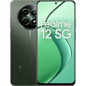 realme 12 5G Smartphone 8+256 GB, Fotocamera ritratto con zoom 3x da 108 MP, 120 Hz Display a 950 nit, Batteria massiva da 5.000 mAh con Ricarica SUPERVOOC da 45 W, Woodland Green(no adapter)