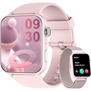 Blackview Smartwatch Donna,Orologio con Effettua e Risposta Chiamate,1,85'' Orologio Intelligente Fitness con Monitoraggio del Sonno/SpO2/ Frequenza Cardiaca,Smart Watch Contapassi per Android iOS