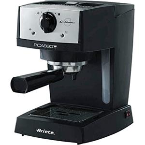 Ariete 1366 Picasso Cialdissima - Macchina da caffè espresso - compatibile con caffè in polvere e cialde ESE - 15 bar - 850 Watt - Nero