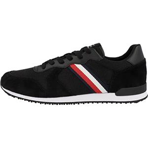 Tommy Hilfiger ICONIC MIX RUNNER FM0FM04733, Uomo, Nero (Black), 40 EU