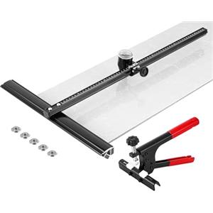 MXBAOHENG Tagliapiastrelle manuale da 600mm Tagliapiastrelle Portatile a Mano Tagliapiastrelle per piastrelle in ceramica con 1 pinza e 5 lame da taglio con porcellana, vetro, specchi, piastrelle