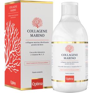 Optima Naturals - Collagene Marino Liquido Gusto Arancia Confezione 500 Ml