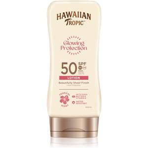 Hawaiian Tropic Satin Protection Lotion SPF 50 - 180 ml, Lozione Solare Nutriente per Corpo e Viso