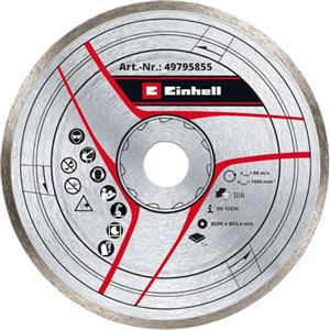 kwb by Einhell Disco da taglio diamantato accessorio per tagliapiastrelle (Ø 200 x 25,4 mm, spessore 8 mm, max. 7650 min-1, adatto per tagliapiastrelle Einhell)