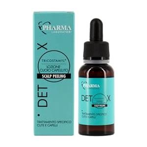 YLATI' YPHARMA | Tricostamyl Detox Scalp Peeling Lozione per cuoio capelluto - 30 ml - Funzione esfoliante e lenitiva a base di Estratti di Origine Vegetale come Rosmarino, Acidi della Frutta, AHA