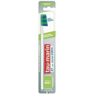 Alfasigma Taumarin Spazzolino Antibatterico Professionale 27 mm con Setole Medie e Manico Dritto