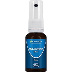 Plastimea Spray Melatonina | Con 2 mg di Melissa | Effetto immediato | Diminuisce il Tempo di Addormentamento | Riduce il Jetlag | Aroma Frutti Rossi | 4 Mesi di Utilizzo | Nutrimea