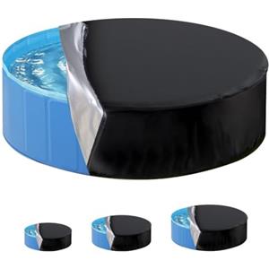 Adiwo 120 x 30 cm Copertura per Piscina per Cani con Coulisse, Copertura per Piscina Impermeabile Antipolvere, Copertura Rotonda per Piscina per Serbatoi, Piscina e Piscina Fuori Terra