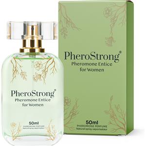 PheroStrong - Profumo ai Feromoni Entice da Donna 50 ml con Note Legnose e Floreali