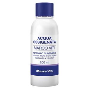 Marco Viti Acqua Ossigenata 10 Volumi 200ml - Disinfettante per Ferite e Abrasioni