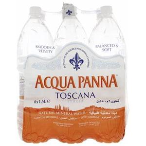 ACQUA PANNA, Acqua Minerale Oligominerale Naturale 1,5l x 6