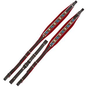 Alpenklang Tracolle Fisarmoniche A 3 File Edelweiss/Rosso