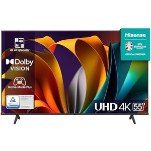 Hisense TV 55 4K Ultra HD 55A6N, Smart TV VIDAA U7, Dolby Vision, HDR 10+, DTS Virtual:X, Game Mode, Alexa Built-in, VIDAA Voice, Tuner DVB-T2/S2 HEVC 10, lativù 4K