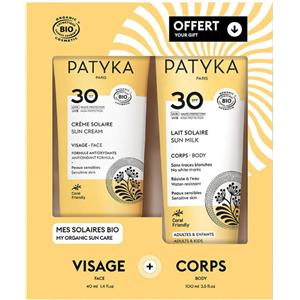 Patyka Cofanetto Solare SPF30 - Crema Viso 40 ml Spray Corpo 100 ml per Pelli Sensibili