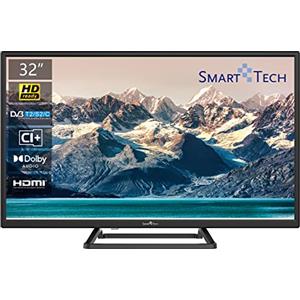 SMART TECH 32HN10T3 - TV 32 Pollici, DVB-T2, H.264, HD Ready, LED, Nero