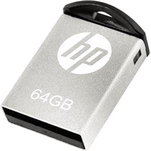 HP, chiavetta USB 2.0 Super Mini, in metallo, antiurto, antipolvere, a prova di schizzi, v222 W hpfd222 W - 64