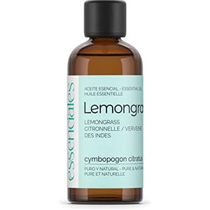 Essenciales - Olio Essenziale di Citronella, 100% Puro e Naturale, 100 ml | Olio Essenziale Cymbopogon Citratus