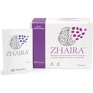 BI3 Pharma Zhaira Syn Integratore Nootropico 30 Bustine da 4 g Bi3 Pharma | Integratore Memoria con Citicolina, Bacopa, PEA, Camomilla, Rosmarino, Resveratrolo e Vitamine del Gruppo B. Formato Solubile