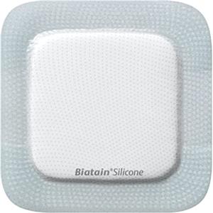 Coloplast Biatain Medicazione in Schiuma di Poliuretano con Bordo Adesivo in Silicone 7,5x7,5 cm - 10 Pezzi