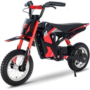 EVERCROSS EV12M Motocicletta elettrica per bambini, Moto Elettrica con Motore 300W, Modalità di Velocità 3, 15KM Long-Range, Pneumatico 12'', Moto Cavalcabile da 110cm di altezza