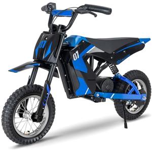 EVERCROSS EV12M Motocicletta elettrica per bambini, Moto Elettrica con Motore 300W, Modalità di Velocità 3, 15KM Long-Range, Pneumatico 12'', Moto Cavalcabile da 110cm di altezza