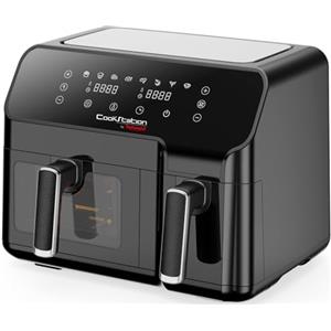 Techwood Friggitrice Duo senza olio - 5,5 L+3,3 L CS-927 TECHWOOD