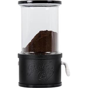 Lavatelli ProntoCaffè Black, Contenitore e Dosacaffe per caffè in polvere con dispenser. Per caffettiere fino a 12 tazze, barattolo sostituibile con latta da 10cm, dosatore compatibile moka italiana