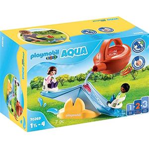 PLAYMOBIL 1.2.3 Aqua 70269 - Dondolo Acquatico con Annaffiatoio per Bambini dai 2 Anni