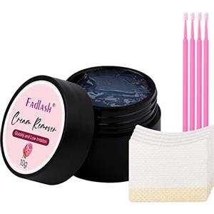 FADLASH Crema Rimuovi per Ciglia Extension Ciglia FADLASH Rosa 10g Crema Remover Rimozione Della Colla per Ciglia Finte Bassa Irritazione Extension Remover per Ciglia Crema Rimozione Della Colla per Ciglia