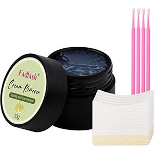 FADLASH Crema Rimuovi per Ciglia Extension Solvente per Extension Ciglia Remover Crema Extension Ciglia Delicata e Rapida Rimozione Rapida Della Colla Ciglia(Eyelash Remover 10G)