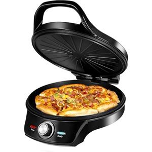 SOKANY Forno Pizza|Forno Per Pizza Elettrico,Fornetto Pizza è Adatto Per Viaggi All'Aria Aperta - Nero,5-Temperatura Regolabile,220 °C|2000W-08034