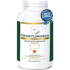 Mekià® SERENOA REPENS 640 e 320 mg Alta titolazione,120 integratore Vie Urinarie Integratori Prostata Uomo. SAW PALMETTO naturale con Uva Ursina, Zinco Ortica, Semi di Zucca,… | Mostra altro