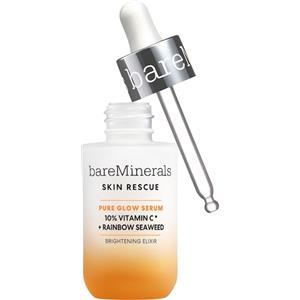 bareMinerals Skin Rescue Pure Glow Serum 30 ml - Siero illuminante con 10% di vitamina C e alghe arcobaleno